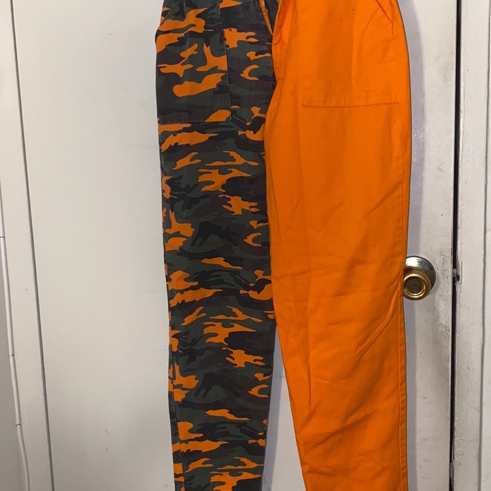 Color block /Camo pants
